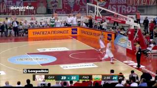 Ολυμπιακός - Παναθηναϊκός 77-72 Basket League Playoffs 3ος τελικός (2-1) {26/5/2016}