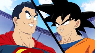 Goku vs Superman RAP BATTLE!