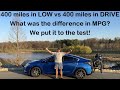 800 Mile Chevy Volt Road Trip Experiment - One Way In LOW versus One Way In DRIVE!