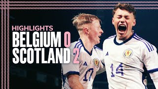 Belgium 0-2 Scotland | EURO Under-21 Qualifying Highlights | Scotland National Team