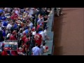 ari@lad peralta robbed of catch by overzealous fan