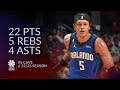 Paolo Banchero 22 pts 5 rebs 4 asts vs Cavs 22/23 season