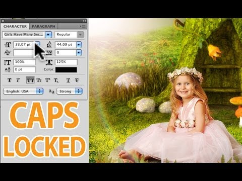 How To Turn Off Text Caps In Photoshop - Quick Tip How To Turn Off Text Caps In Photoshop - Quick Tip