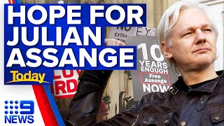 Julian Assange supporters push for the Wikileaks co-founder’s release | 9 News Australia