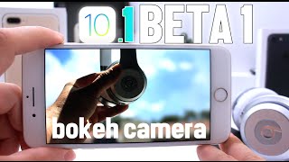 iOS 10.1 Beta 1 New bokeh (Portrait Mode) Camera Option