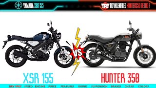 Royal enfield Hunter 350 VS XSR 155 | Comparison | Mileage | Top Speed | Price | Bike Informer