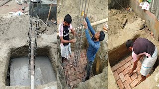 Building Foundation Column Footing Step By Step _ How to Construction a Rcc Strong House