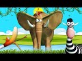 Funny Animals Cartoons | Funny Cartoons | The Snake Charming |  Chunnu TV