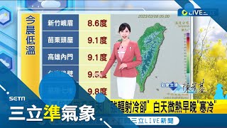 氣溫逐日回升! 各地白天微熱 中南部高溫接近30度 變天時間曝! 週日晚起鋒面挾冷空氣 部分平地\