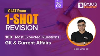 100+ Most Expected GK & Current Affairs Questions | CLAT 2024 Current Affairs Preparation