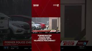Former Iowa police chief charged with felonious misconduct, theft