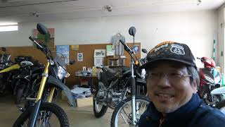 CRF150LとKLX150Lを見比べて観ます