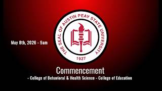 APSU Spring Commencement - 9am - May 8th, 2026