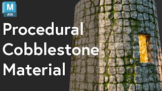 Procedural Cobblestone Material - Maya Tutorial