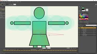 Moho Animation - 10 - Gắn xương nhân vật kết hợp với các ràng buộc