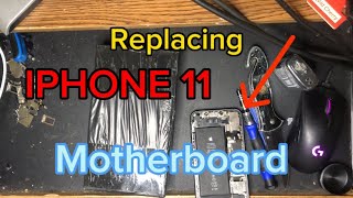 DIY iPhone 11 motherboard replace how to guide