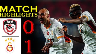 🔴Galatasaray vs Gaziantep FK (1-0) Extended HIGHLIGHTS | Turkiye Super Lig