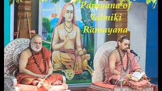 Valmiki Ramayana  Parayana by the Jagadguru on the auspicious Vijaya Dashami (Shobhakrit 2023)