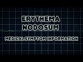 Erythema nodosum (Medical Symptom)