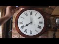 Seikosha (Japanese) Antique Regulator Wall Mahogany Case 8-Day Striking Clock