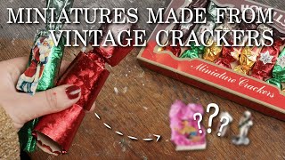 What Miniatures Can We Make From The Contents Of 2 Vintage Crackers?