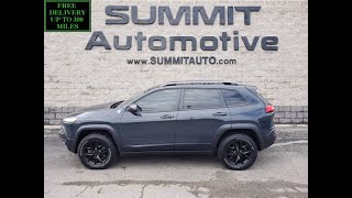 2017 JEEP CHEROKEE TRAILHAWK V6 TOW PACKAGE WALK AROUND REVIEW RHINO 20J234A SOLD! SUMMITAUTO.com