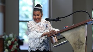 Xernona Clayton recounts introducing John Lewis to his wife Lillian Miles | John Lewis funeral