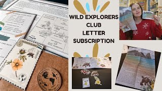 WILD EXPLORERS CLUB MONTHLY SUBSCRIPTION LETTER REVIEW