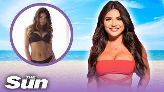 Love Island's India Reynolds as a Sun Page 3 girl in 2014