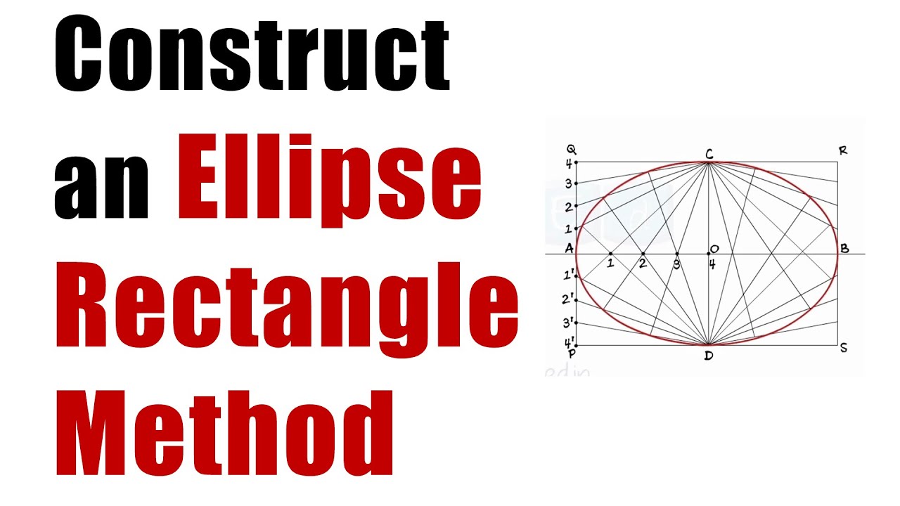 How To Draw Ellipse Using Rectangular Method