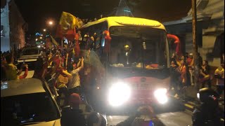 Celebración del campeonato 29 del Club Sport Herediano ❤️💛 Viva Heredia x media calle!