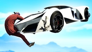 EXTREME RUNNERS vs. FLYING CARS! (GTA 5 Funny Moments)