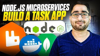 🚀 Build Node.js Microservices with MongoDB, Docker & RabbitMQ | Build a Task App