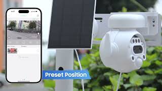 SHIWOJIA 6MP 4G Solar Camera 12X ZOOM WIFI Night Vision Camera Two-Way Video PIR Human Detection