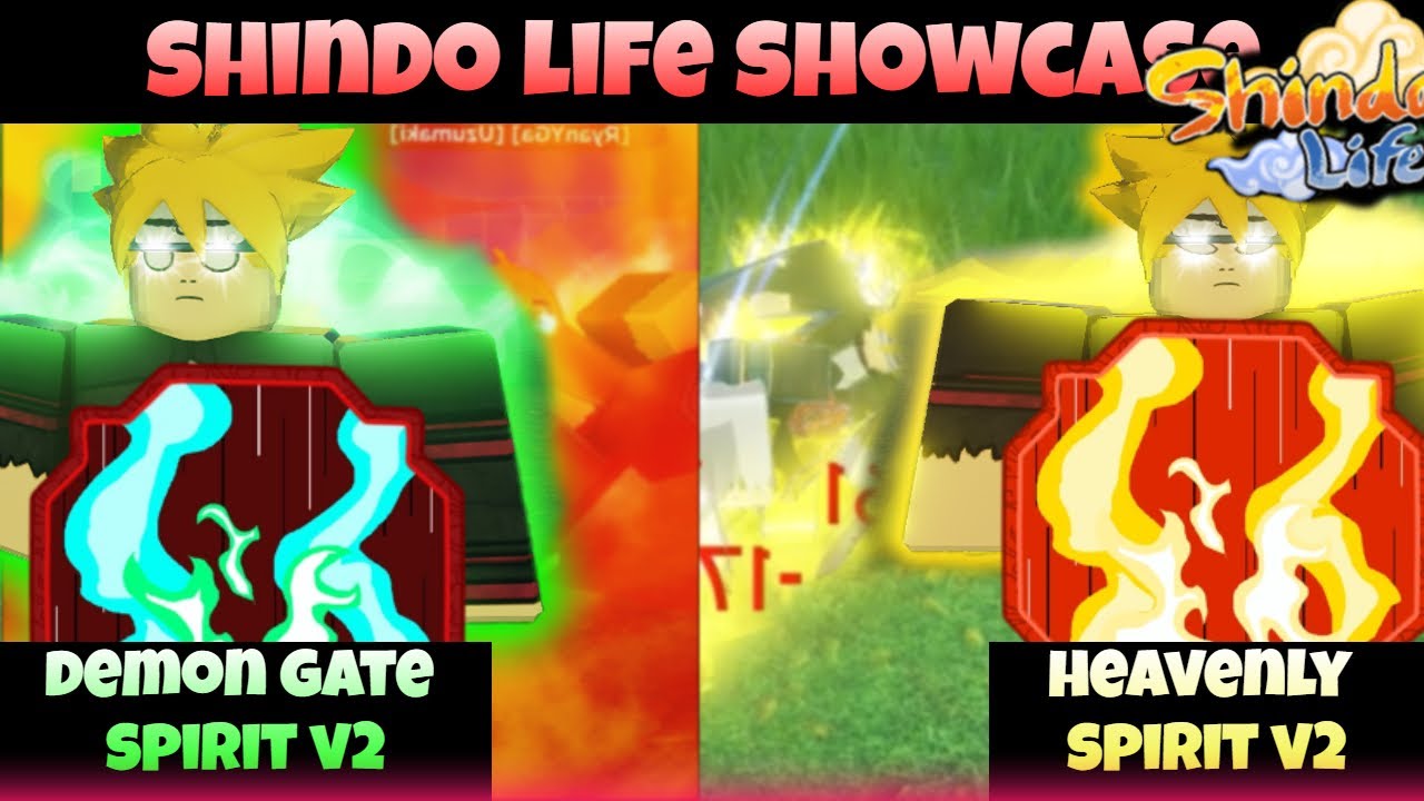 Demon Gate Spirit & Heavenly Spirit Rework In Shindo Life Showcase ...