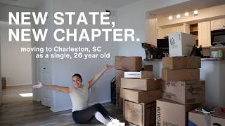 MOVING VLOG! apartment tour, deep cleaning, exploring my new city!!