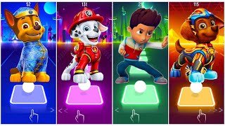 Paw Patrol - Chase vs Marshall vs Ryder vs Zuma | Tiles Hop Edm Rush