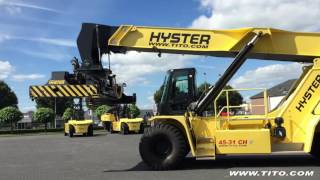 tito.com // Hyster RS45-31CH used 45t reachstacker walkaround video