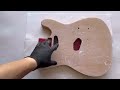 repaired an unspecified guitar that was full of holes