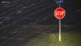 Heavy rain and wind pelt Connecticut in Holiday storm