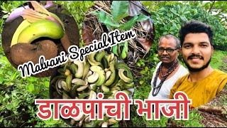 Vlog 6 || आगळी-वेगळी अशी कोकणातली भाजी || डाळपाची भाजी #kokan #malvanigajali