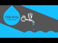 How To Animate Dripping Water CSS Only @iqraCS