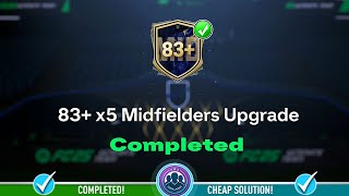 83+ x5 Midfielders Upgrade SBC Pack Opened! - Cheap Solution \u0026 SBC Tips - FC 25