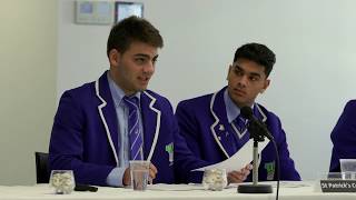 Monetary Policy Challenge 2017, 3rd place, Saint Patrick's College