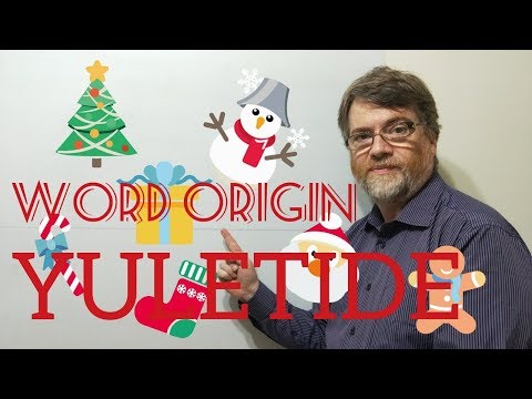 Where did the word yuletide come from?
