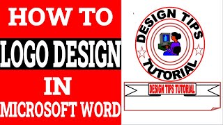 How to logo design in microsoft word । ms word logo create। easy logo design
