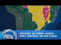 Previsão do tempo: alerta para temporal em São Paulo | Jornal da Band