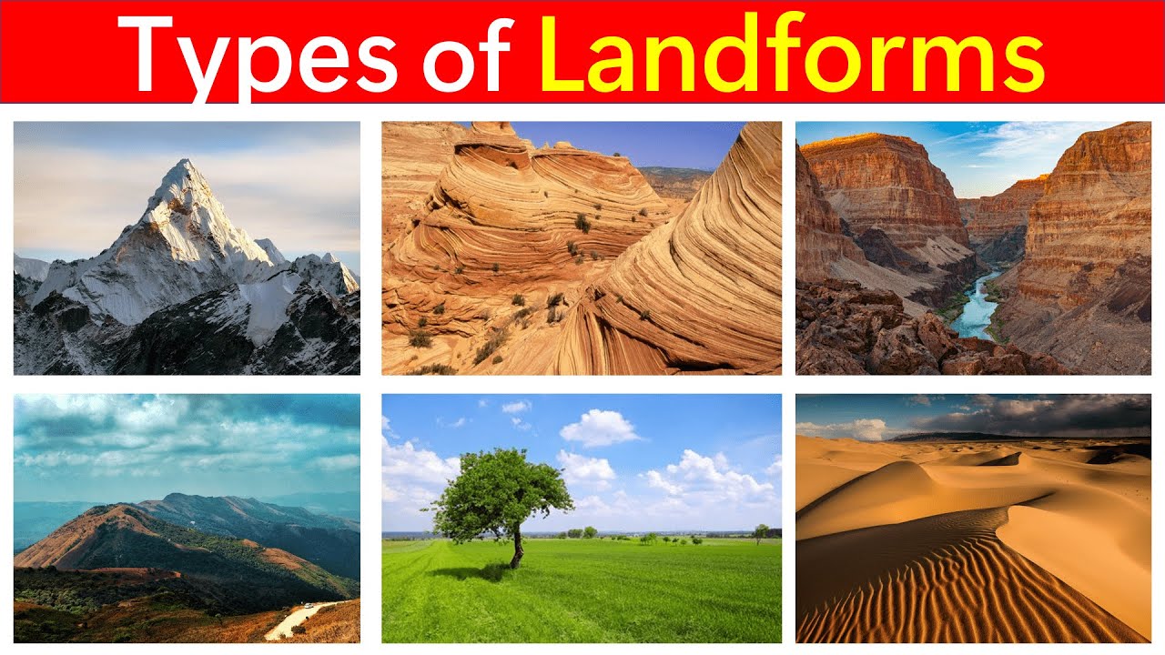 Types Of Landforms | Landforms | Video For Kids - YouTube