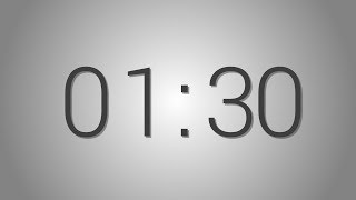 1 Minutes 30 seconds countdown Timer - Beep at the end | Simple Timer (one min thirty seconds)