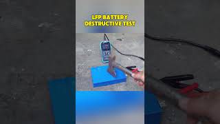 Excellent performance! Lifepo4 battery destructive testing#batteries #test #lithiumbattery